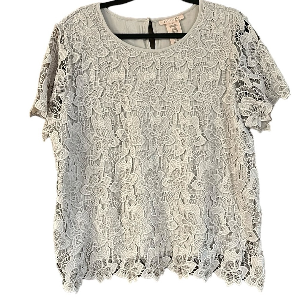 Philosophy X-Large scoop neck blouse